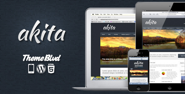 Akita Responsive Preview Wordpress Theme - Rating, Reviews, Preview, Demo & Download