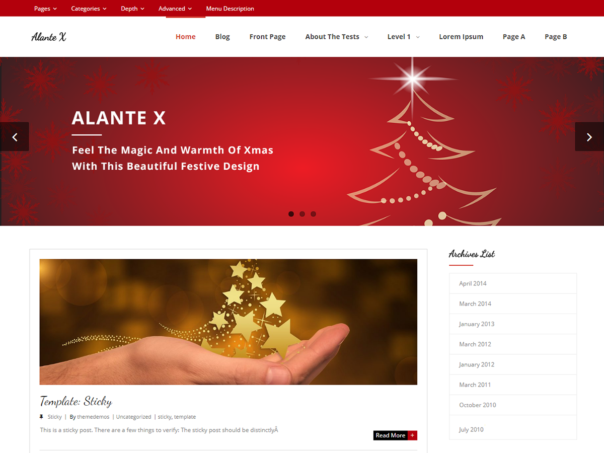 Alante X Preview Wordpress Theme - Rating, Reviews, Preview, Demo & Download