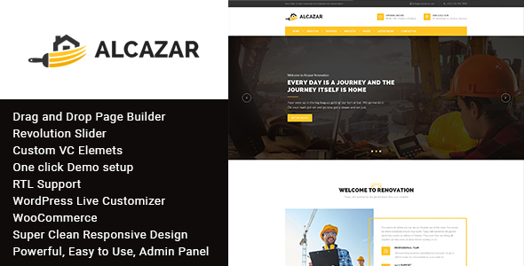 Alcazar Preview Wordpress Theme - Rating, Reviews, Preview, Demo & Download