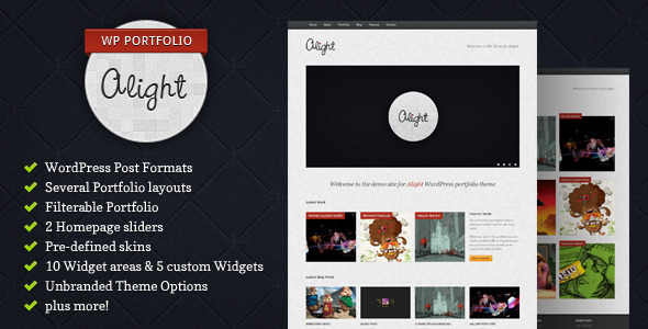 Alight Preview Wordpress Theme - Rating, Reviews, Preview, Demo & Download