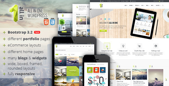 All In Preview Wordpress Theme - Rating, Reviews, Preview, Demo & Download