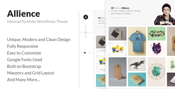 Allience Preview Wordpress Theme - Rating, Reviews, Preview, Demo & Download