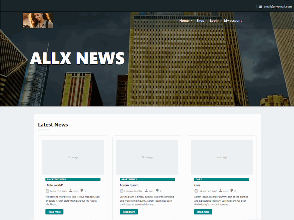 AllX News Preview Wordpress Theme - Rating, Reviews, Preview, Demo & Download