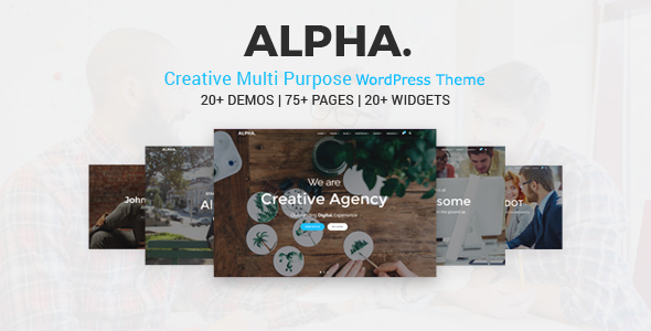 Alpha Dot Preview Wordpress Theme - Rating, Reviews, Preview, Demo & Download