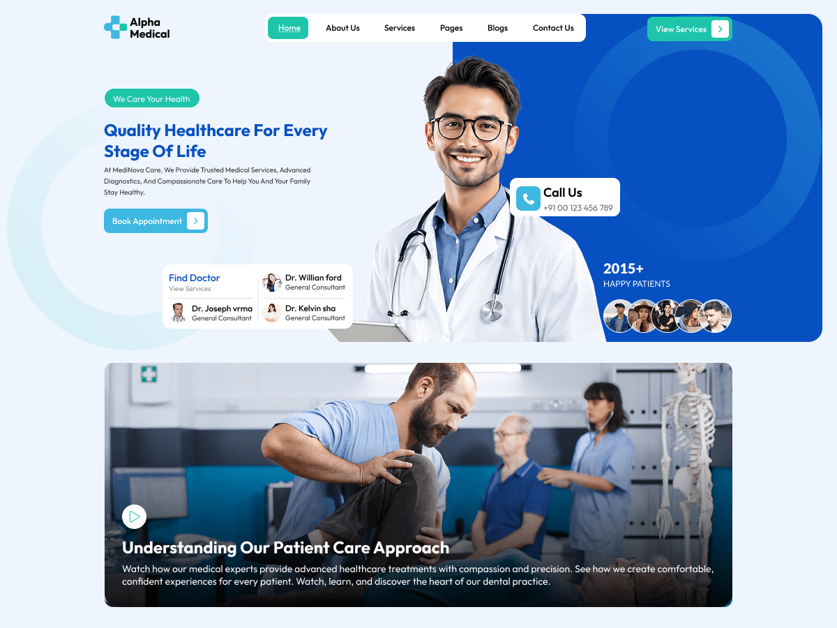 Alpha Medical Preview Wordpress Theme - Rating, Reviews, Preview, Demo & Download