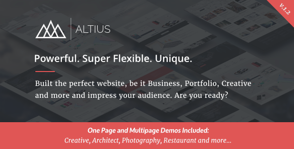 Altius Multi Preview Wordpress Theme - Rating, Reviews, Preview, Demo & Download