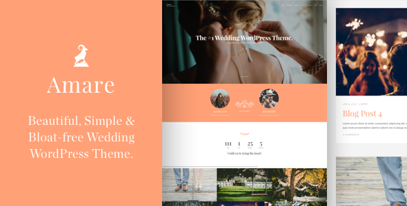 Amare Preview Wordpress Theme - Rating, Reviews, Preview, Demo & Download