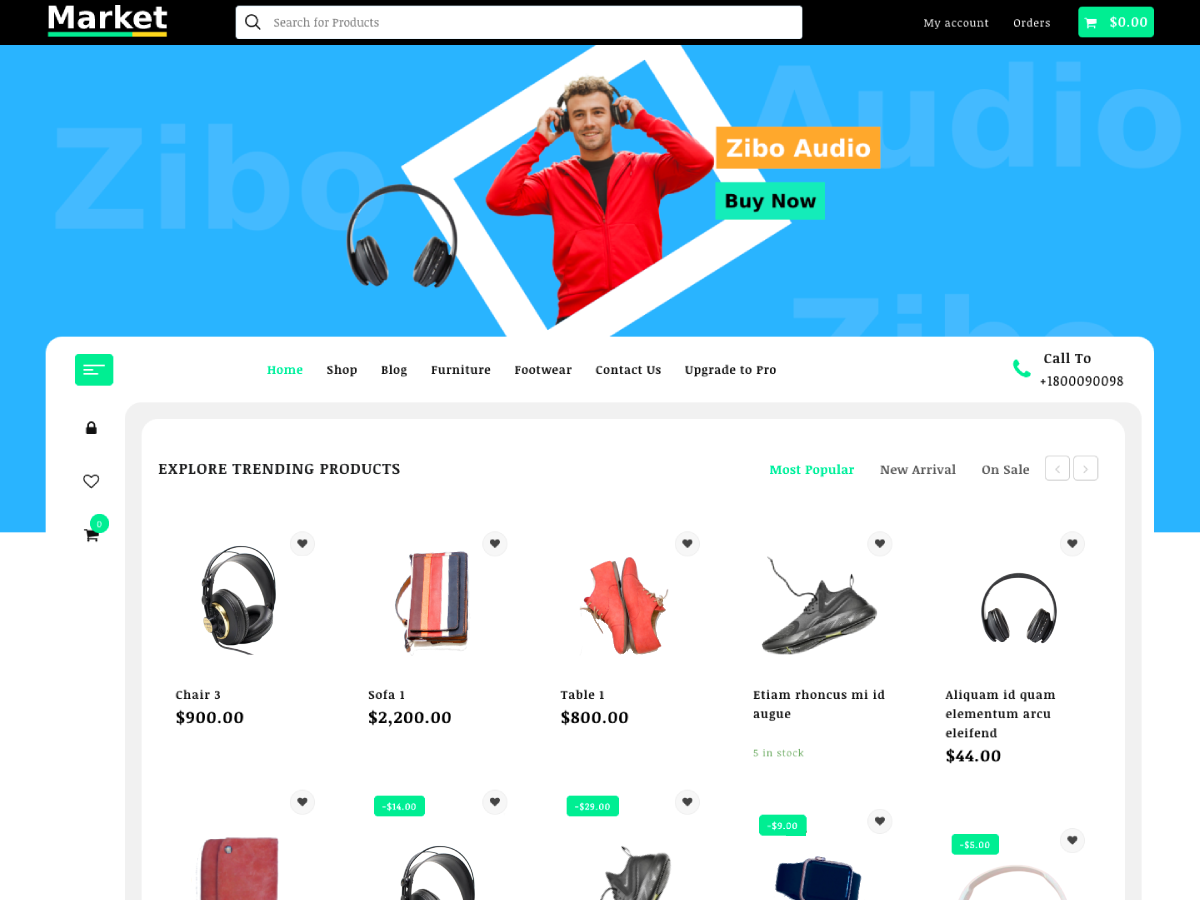 Amaz Store Preview Wordpress Theme - Rating, Reviews, Preview, Demo & Download