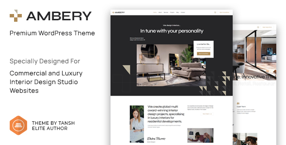 Ambery Preview Wordpress Theme - Rating, Reviews, Preview, Demo & Download
