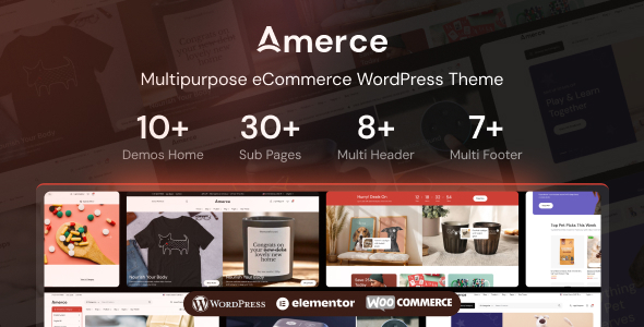 Amerce Preview Wordpress Theme - Rating, Reviews, Preview, Demo & Download