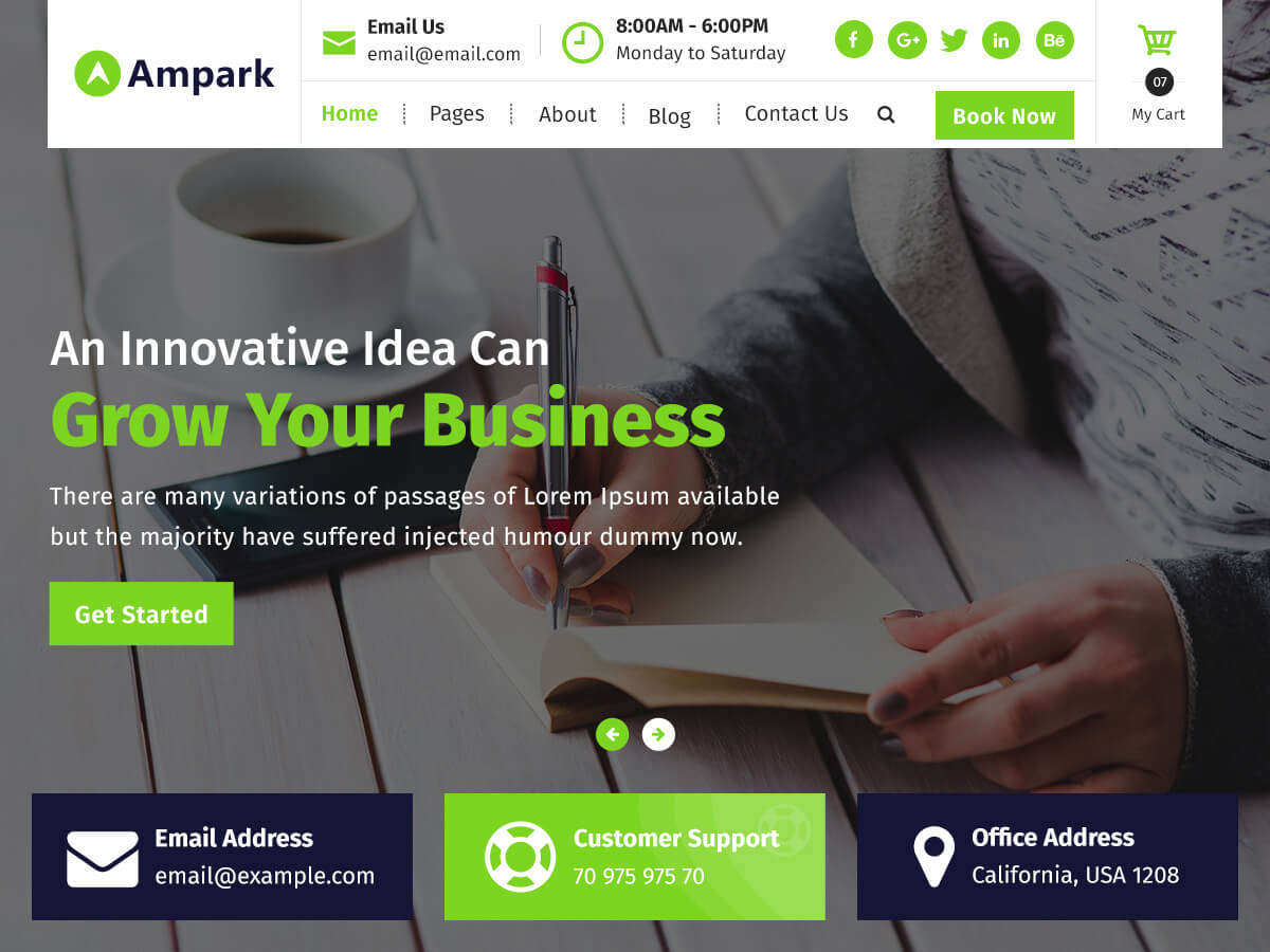Ampark Preview Wordpress Theme - Rating, Reviews, Preview, Demo & Download