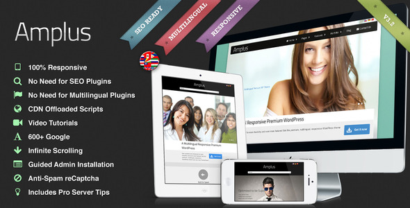 Amplus Preview Wordpress Theme - Rating, Reviews, Preview, Demo & Download