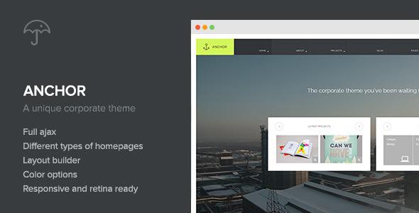Anchor Preview Wordpress Theme - Rating, Reviews, Preview, Demo & Download