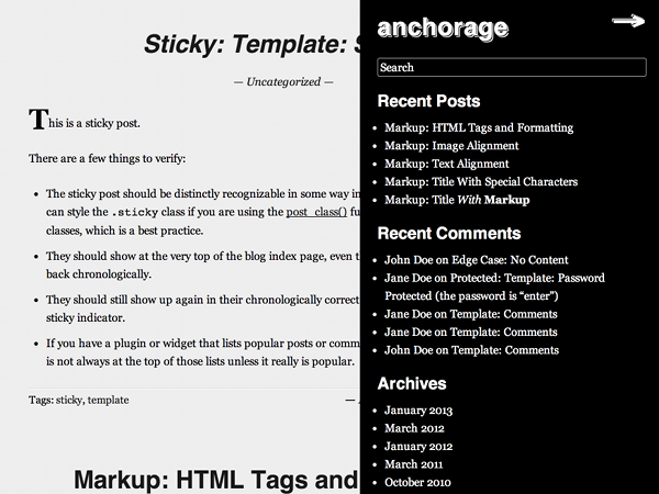 Anchorage Preview Wordpress Theme - Rating, Reviews, Preview, Demo & Download