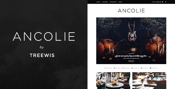 Ancolie Preview Wordpress Theme - Rating, Reviews, Preview, Demo & Download