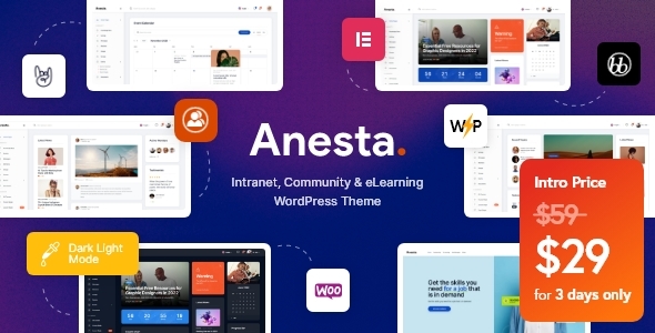 Anesta Preview Wordpress Theme - Rating, Reviews, Preview, Demo & Download