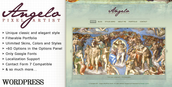 Angelo Preview Wordpress Theme - Rating, Reviews, Preview, Demo & Download