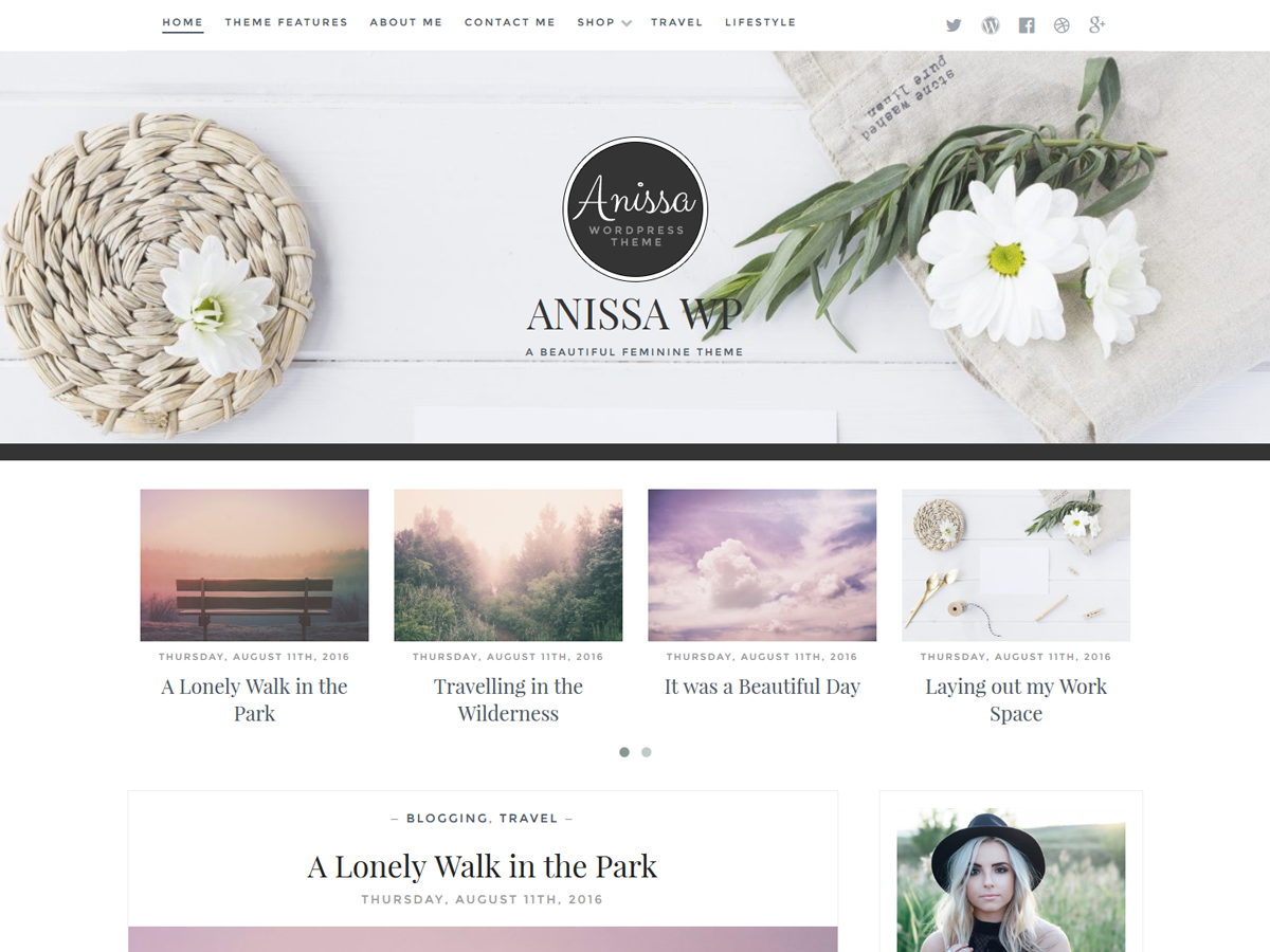 Anissa Preview Wordpress Theme - Rating, Reviews, Preview, Demo & Download