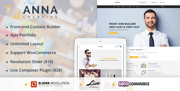 Anna Preview Wordpress Theme - Rating, Reviews, Preview, Demo & Download