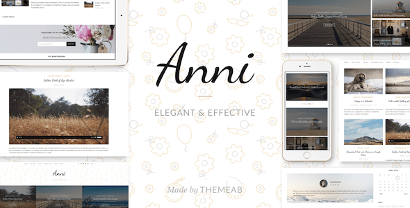 Anni Preview Wordpress Theme - Rating, Reviews, Preview, Demo & Download