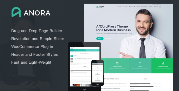 Anora Preview Wordpress Theme - Rating, Reviews, Preview, Demo & Download