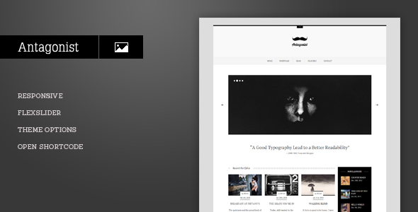 Antagonist Preview Wordpress Theme - Rating, Reviews, Preview, Demo & Download