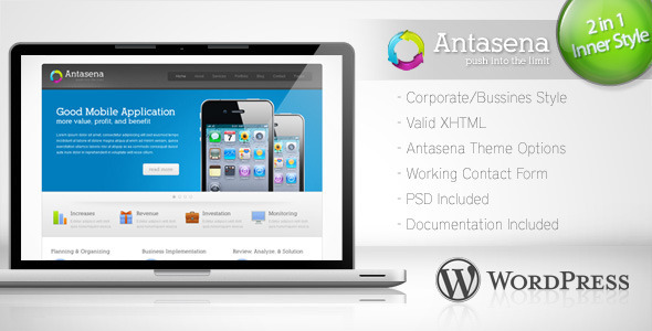 Antasena Preview Wordpress Theme - Rating, Reviews, Preview, Demo & Download