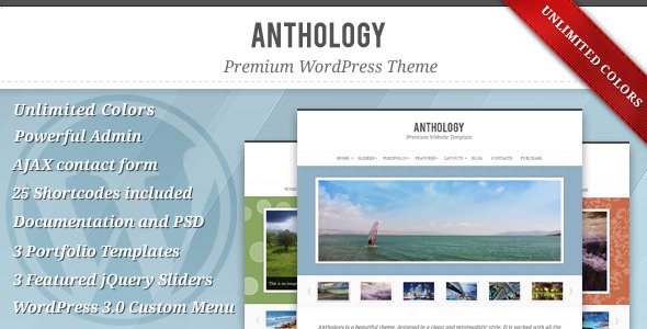 Anthology Preview Wordpress Theme - Rating, Reviews, Preview, Demo & Download