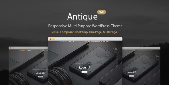 Antique Preview Wordpress Theme - Rating, Reviews, Preview, Demo & Download