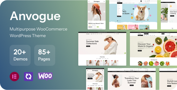 Anvogue Preview Wordpress Theme - Rating, Reviews, Preview, Demo & Download