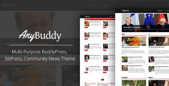 Anybuddy Preview Wordpress Theme - Rating, Reviews, Preview, Demo & Download