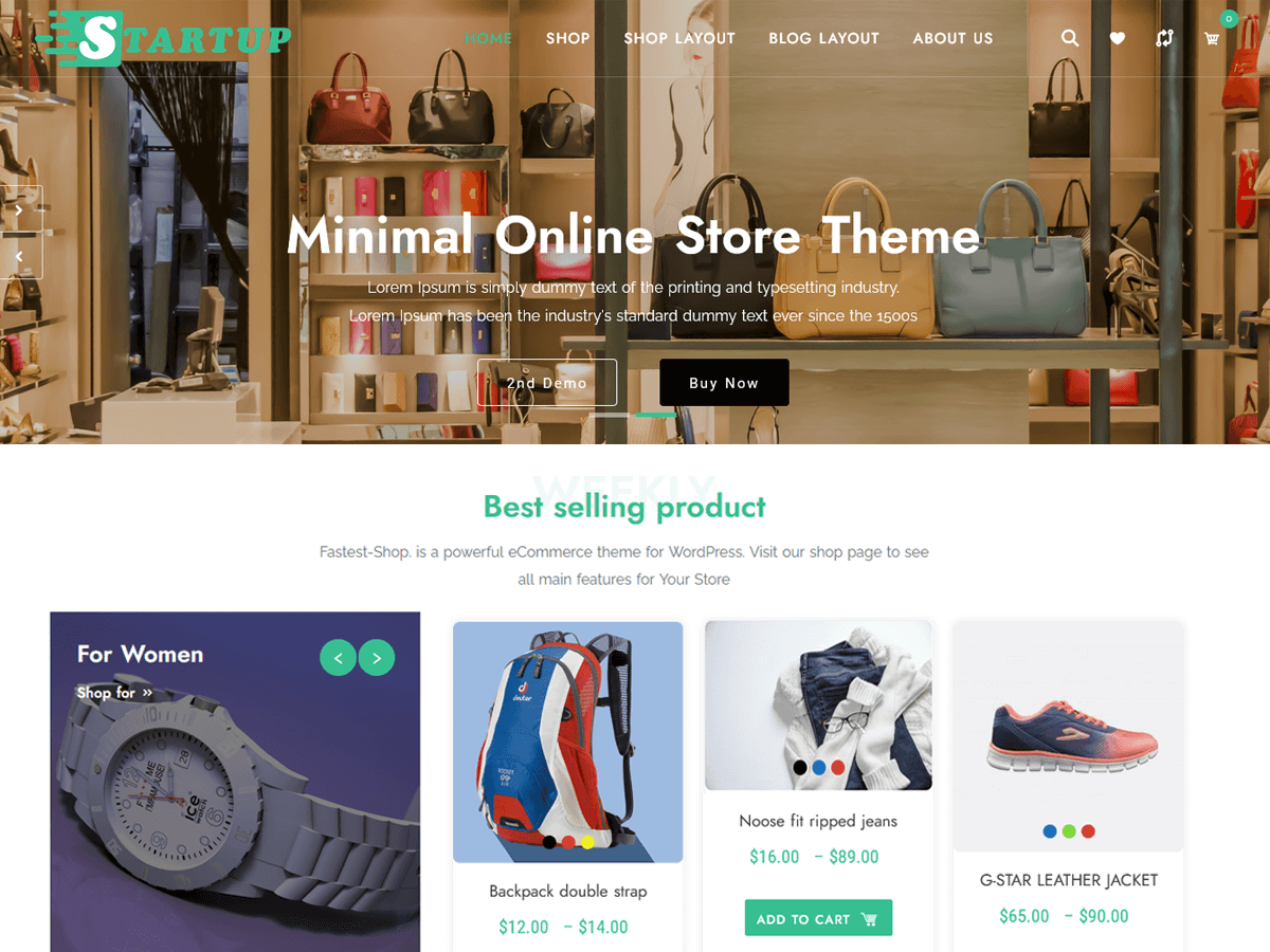 Apparel Store Preview Wordpress Theme - Rating, Reviews, Preview, Demo & Download