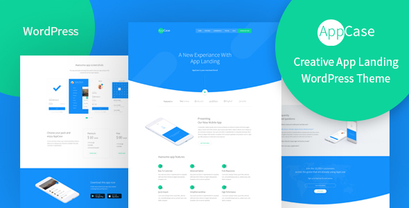 AppCase Preview Wordpress Theme - Rating, Reviews, Preview, Demo & Download