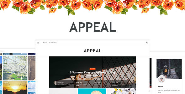 Appeal Clean Preview Wordpress Theme - Rating, Reviews, Preview, Demo & Download