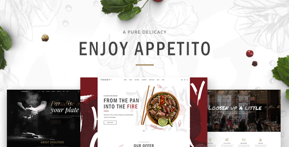 Appetito Preview Wordpress Theme - Rating, Reviews, Preview, Demo & Download