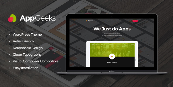 AppGeeks Preview Wordpress Theme - Rating, Reviews, Preview, Demo & Download