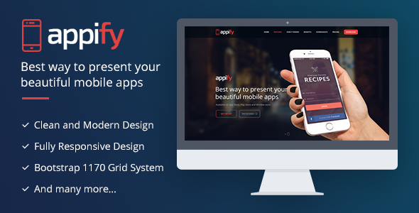 Appify Preview Wordpress Theme - Rating, Reviews, Preview, Demo & Download