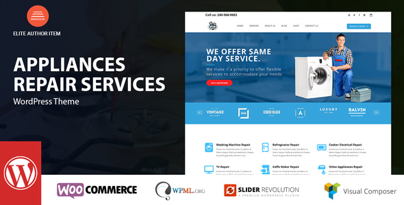 Appliance Preview Wordpress Theme - Rating, Reviews, Preview, Demo & Download