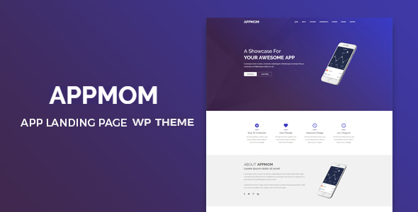 Appmom Preview Wordpress Theme - Rating, Reviews, Preview, Demo & Download