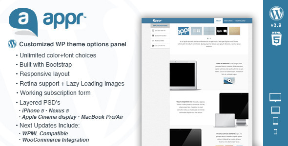 Appr Preview Wordpress Theme - Rating, Reviews, Preview, Demo & Download