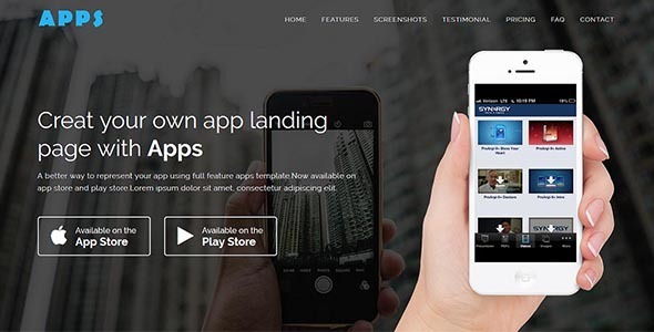 APPS Preview Wordpress Theme - Rating, Reviews, Preview, Demo & Download