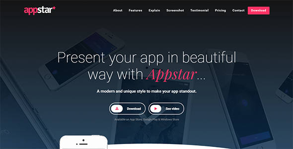 AppStar Preview Wordpress Theme - Rating, Reviews, Preview, Demo & Download