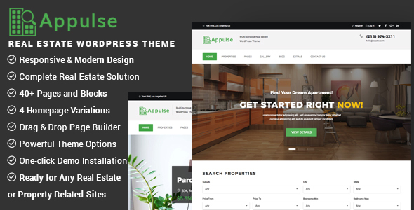 Appulse Preview Wordpress Theme - Rating, Reviews, Preview, Demo & Download