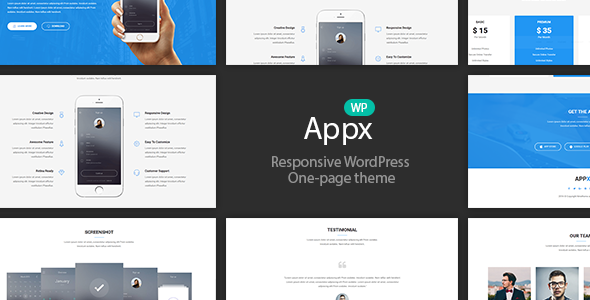 Appx Preview Wordpress Theme - Rating, Reviews, Preview, Demo & Download
