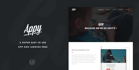 Appy Preview Wordpress Theme - Rating, Reviews, Preview, Demo & Download