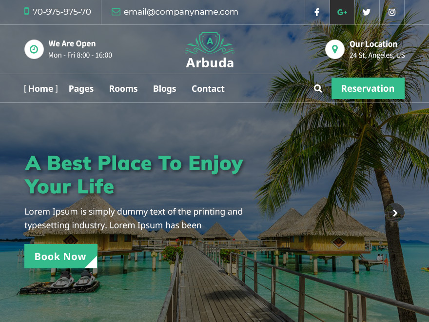 Arbuda Preview Wordpress Theme - Rating, Reviews, Preview, Demo & Download