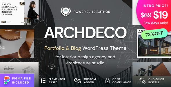 Archdeco Preview Wordpress Theme - Rating, Reviews, Preview, Demo & Download