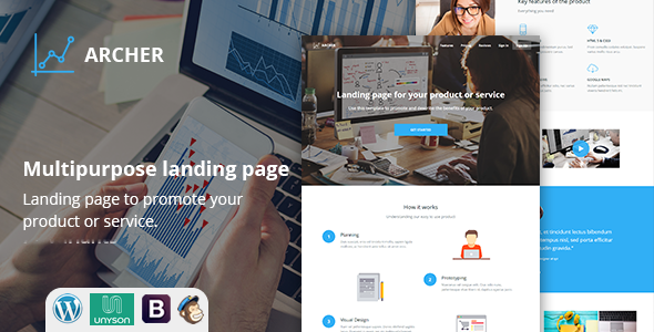 Archer MultiPurpose Preview Wordpress Theme - Rating, Reviews, Preview, Demo & Download