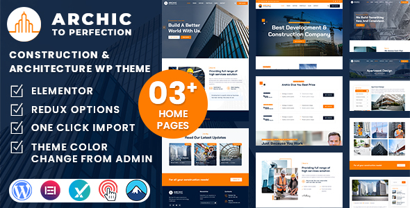 Archic Preview Wordpress Theme - Rating, Reviews, Preview, Demo & Download
