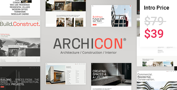 Archicon Preview Wordpress Theme - Rating, Reviews, Preview, Demo & Download